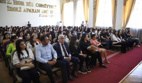Gəncə Dövlət Universitetində “Mədəni irsimizi tanıyaq və tanıdaq” mövzusunda tədbir keçirilib