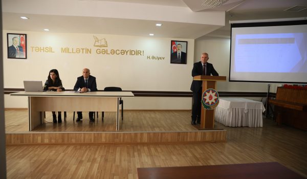 “COP29 Yaşıl dünya naminə həmrəliyin qlobal təzahürüdür” mövzusunda ustad dərsi keçirilib
