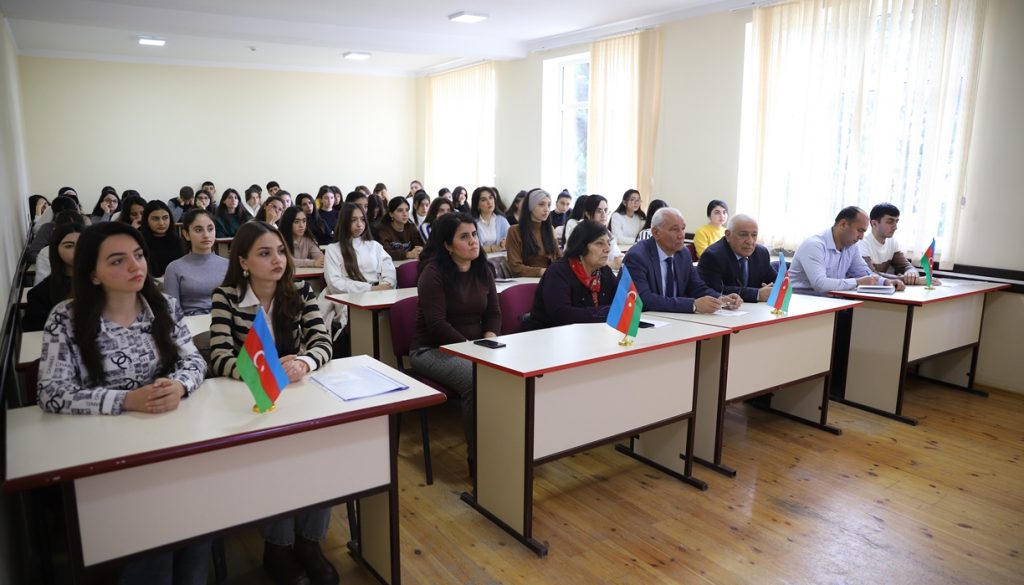 Gəncə Dövlət Universitetində “Narkomaniya – fiziki və mənəvi ölüm“ adlı tədbir  keçirilib