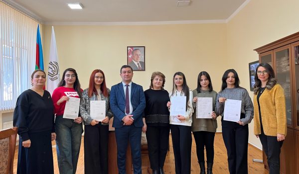 GDU-NUN TƏLƏBƏLƏRİ ALMANİYA UNİVERSİTETLƏRİNDƏ TƏCRÜBƏ KEÇMƏK ŞANSI QAZANIBLAR