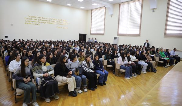 Gəncə Dövlət Universitetində “Sağlam həyat tərzinin təbliği” mövzusunda tədbir keçirilib