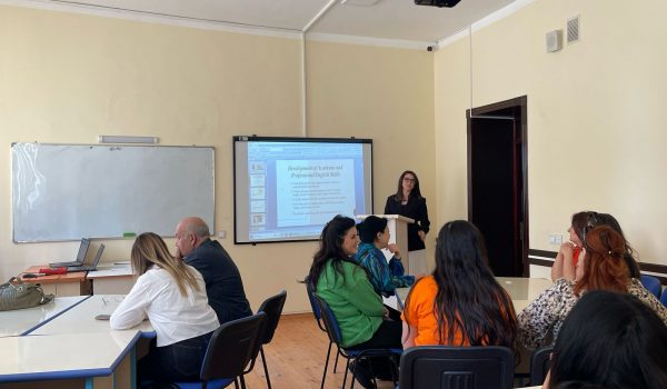 GDU-da “Akademik və peşəkar ingilis dili bacarıqlarının inkişafı” mövzusunda təlimə start verildi