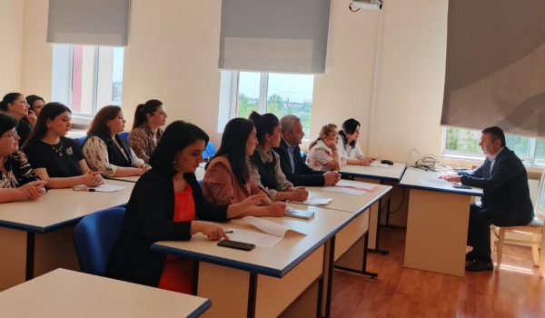 “KAFEDRALARDA TƏDRİS OLUNAN FƏNLƏRİN TAPŞIRIQ SƏNƏDİNİN HAZIRLANMASI”NA DAİR son TƏLİM