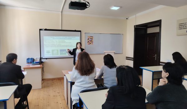 “Alman dili dərslərində dinləyib-anlama bacarığının inkişafı üçün innovativ üsullar” adlı təlim praktik nümunələr əsasında keçirilib