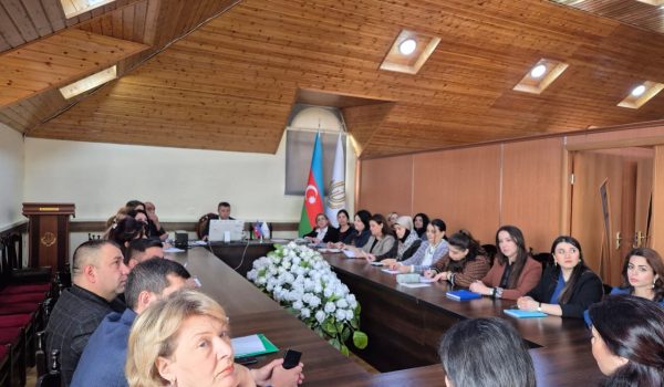 GDU-da “Kafedralarda tədris olunan fənlərin tapşırıq sənədinin hazırlanması”na dair təlim keçirilib