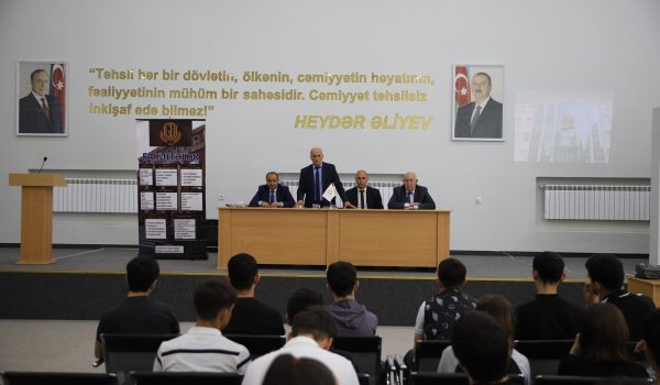 Gəncə Dövlət Universitetinin professor-müəllim heyəti  Goranboy rayonunda görüş keçirib
