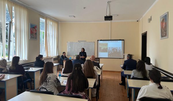 Gəncə Dövlət Universitetində Türkiyədə Demokratiyanın İnkişafına Həsr Olunmuş Ustad Dərsi