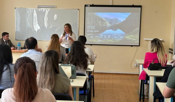 GDU-da “Qlobal Ticarətdə Nəqliyyat Diplomatiyası: Türkiyə–Azərbaycan Əməkdaşlığı” mövzusunda ustad dərs təşkil olundu