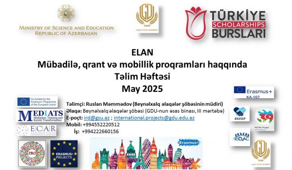 Pedaqoji fakültənin akademik heyətinin nəzərinə