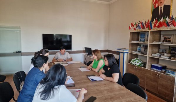 Keyfiyyət təminatı və qiymətləndirmə komissiyası nəzdində yaradılmış Beynəlmiləlləşmə fəaliyyətinin monitorinqi və qiymətləndirilməsi üzrə işçi qrupun növbəti iclası keçirilib