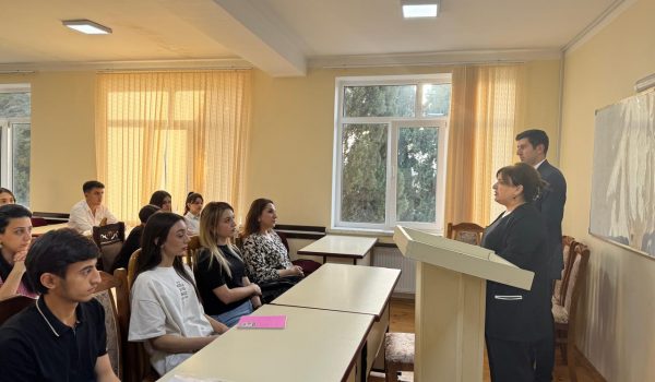 GDU-nun magistr tələbələri ilə psixoloji mövzuda görüş keçirilib