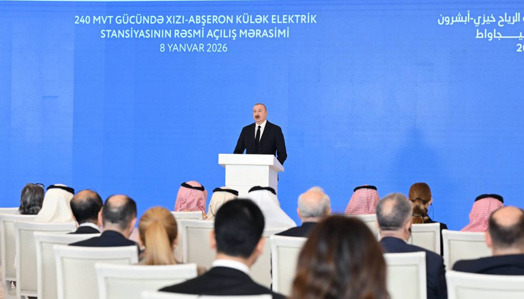 ölkəmiz enerji sektorunda regionun aparıcı dövlətlərindən birinə çevrilib