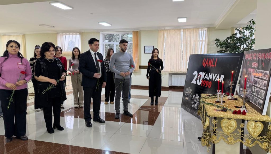 Qiyabi şöbədə 20 Yanvar faciəsi qurbanlarının xatirəsi anılıb