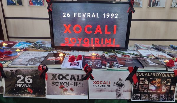 Gəncə Dövlət Universitetində Xocalı soyqırımı qurbanlarının xatirəsi anılıb