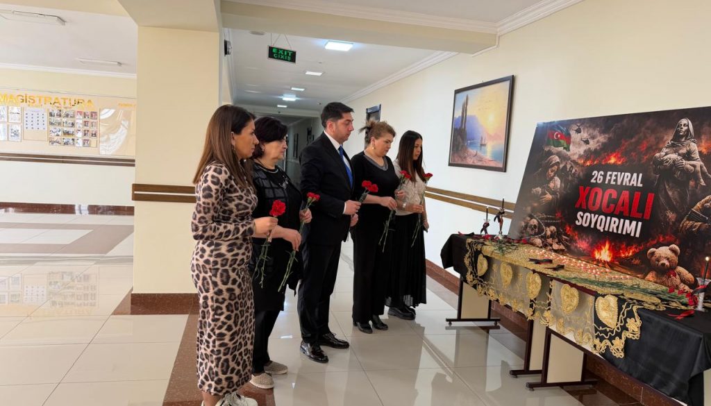 Qiyabi şöbədə Xocalı faciəsi qurbanlarının xatirəsi anılıb