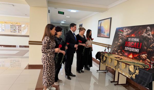 Qiyabi şöbədə Xocalı faciəsi qurbanlarının xatirəsi anılıb