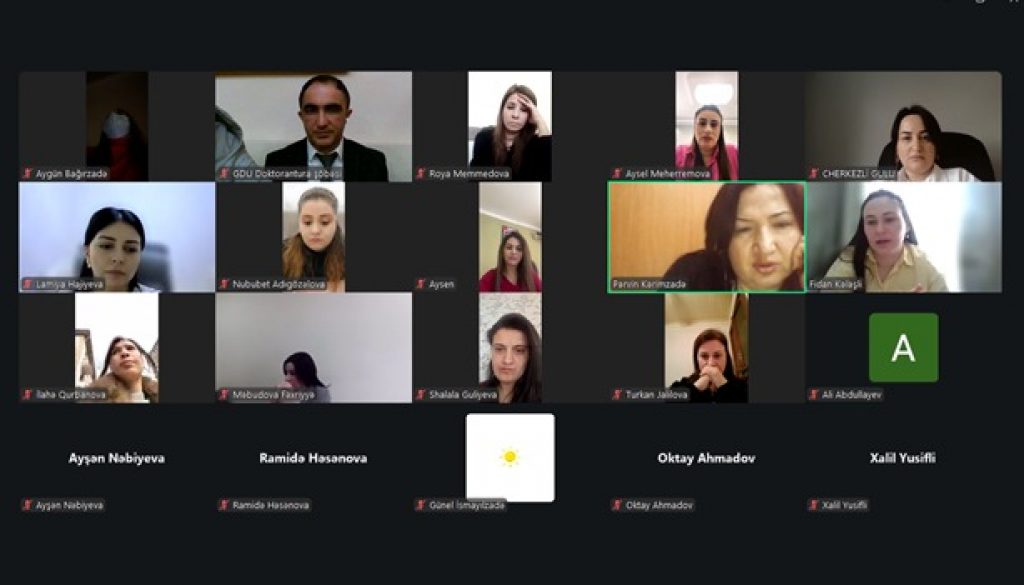 GDU-da doktorant və dissertantlarla görüş keçirilib