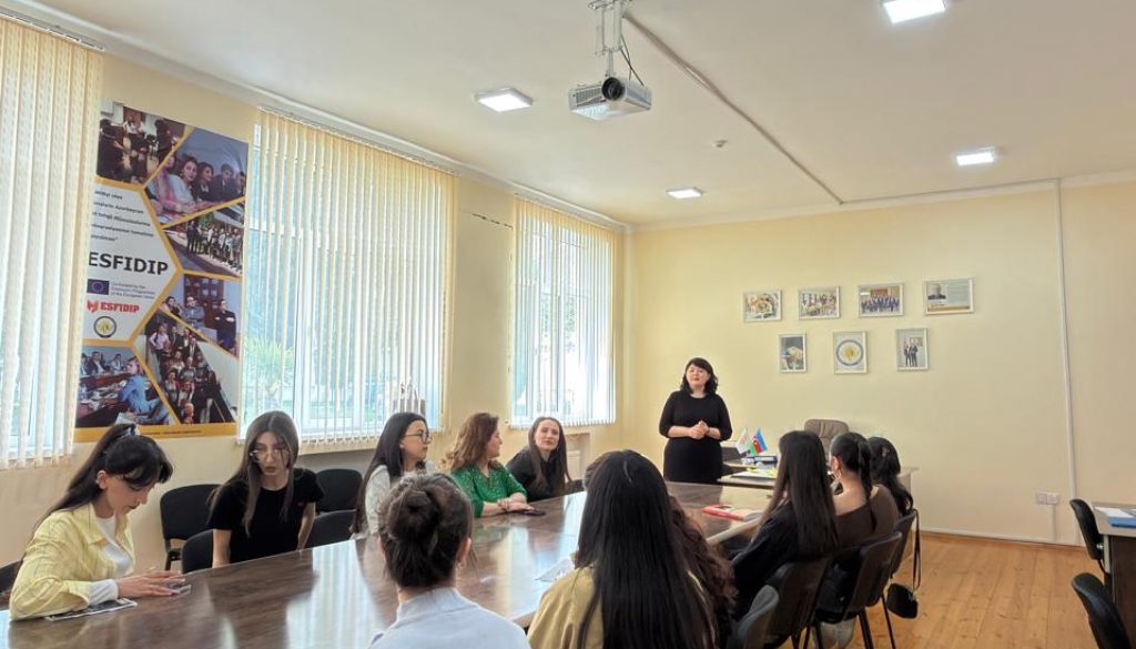 GDU-nun tələbələri “İnklüziv təhsil və sosial bərabərlik” mövzusunda maarifləndirilib