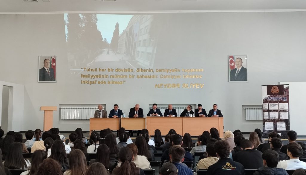 GDU-NUN PROFESSOR –MÜƏLLİM HEYƏTİ GORANBOY RAYONUNDA GÖRÜŞ KEÇİRİB