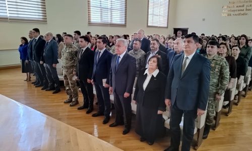 “Aprel döyüşləri –   Zəfər yolu”   adlı elmi-praktiki konfrans keçirilib