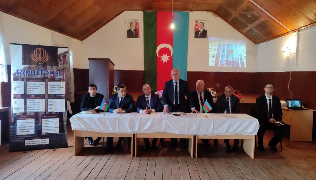 Gəncə Dövlət Universitetinin əməkdaşları Daşkəsəndə görüş keçiriblər