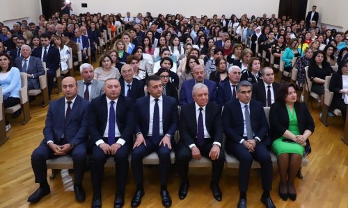 Gəncə-Daşkəsən regionunda fəaliyyət göstərən təhsil işçilərinə TəhsilPlus kartları təqdim olunub