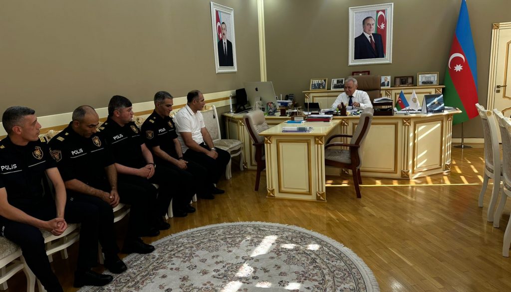 Gəncə Dövlət Universitetinin mühafizə polisləri ilə görüş keçirilib