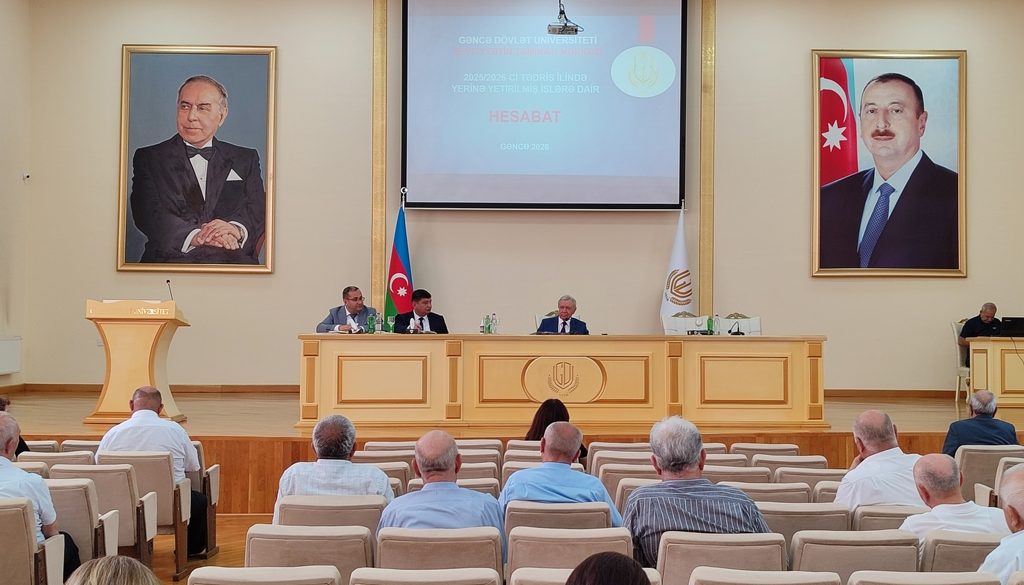 GDU-da Elmi Şuranın iclası keçirilib