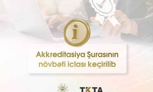 Gəncə Dövlət Universiteti növbəti 3 il müddətinə institusional akkreditasiya olunmuş hesab edilib