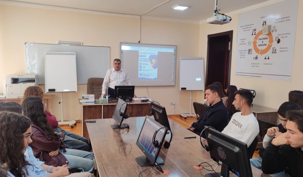 Gəncə Dövlət Universitetində “İnnovasiyanın İdarə Edilməsi” mövzusunda təlim keçirilib