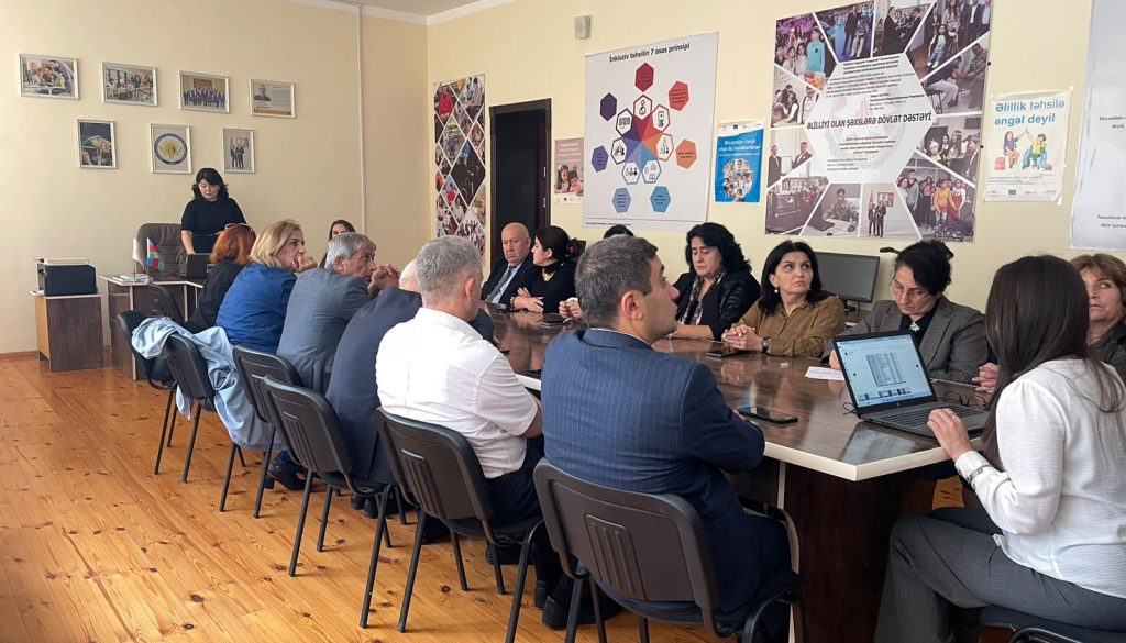 Gəncə Dövlət Universitetində “Diferensial öyrənmə mühitinin təşkili” mövzusunda təlim keçirilib